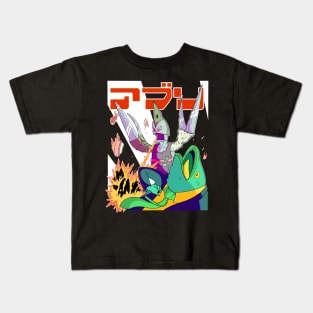 Burning Sushi Chef Kaiju Kids T-Shirt